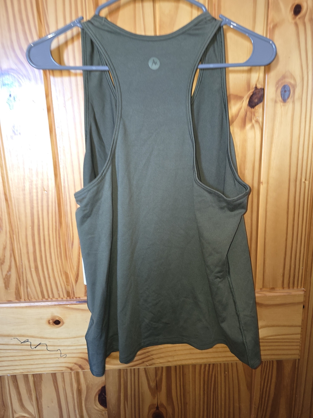 Womens XL Marmot Olive Green Racerback Performance Tank - Picture 4 of 4
